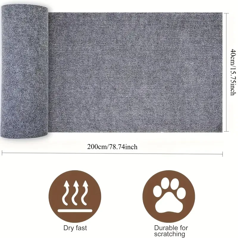 1 Self-Adhesive Cat Scratching Board Furniture Protector