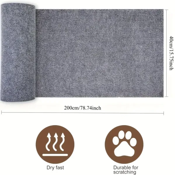 1 Self-Adhesive Cat Scratching Board Furniture Protector