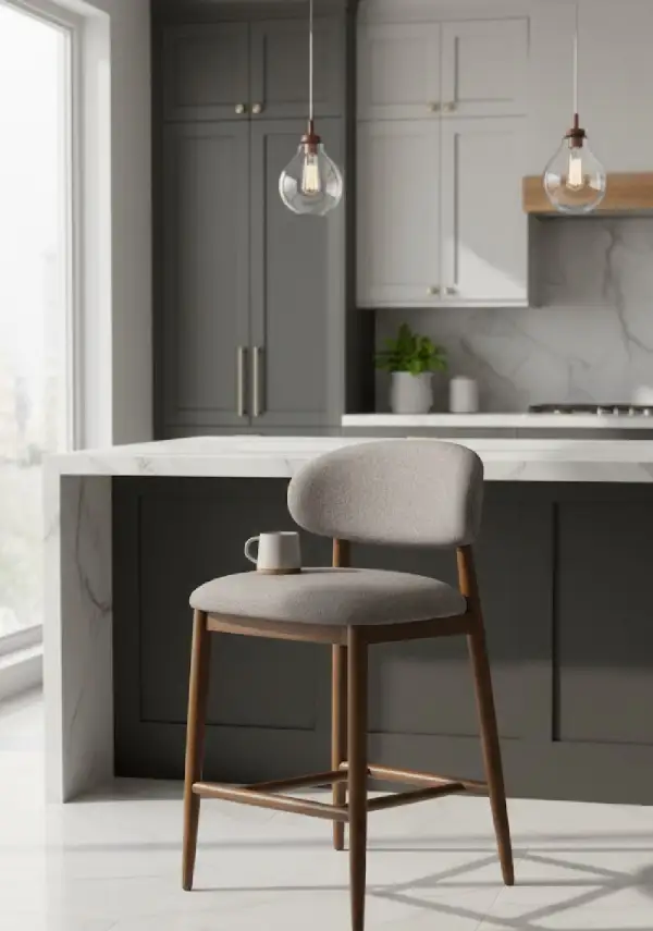 Modern Profile Contemporary Counter Stool
