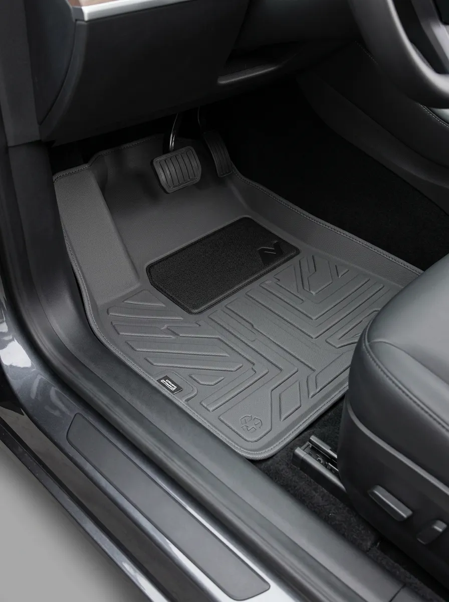 Classic Layered-Look Car Floor Mats