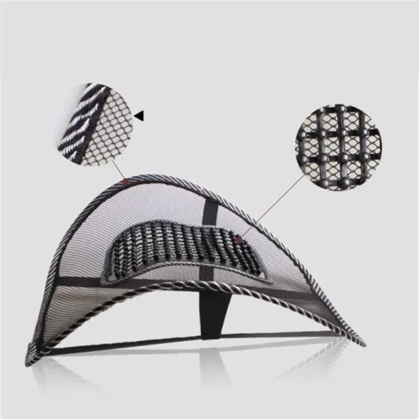 Solid Color Car Seat Lumbar Support Pad