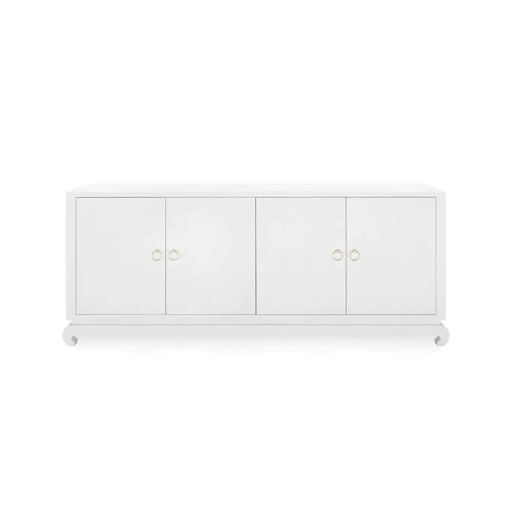 Classic Lacquered Cabinet Storage Console Cabinet