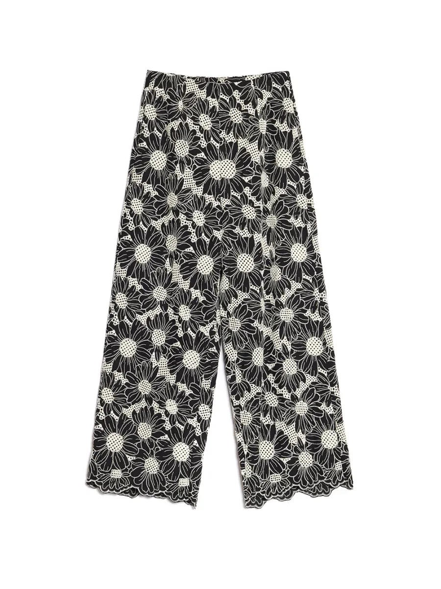 Flower Haze Wide Leg Trousers
