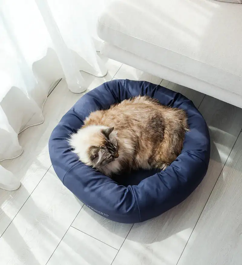 Round Cooling Pet Lounge Bed