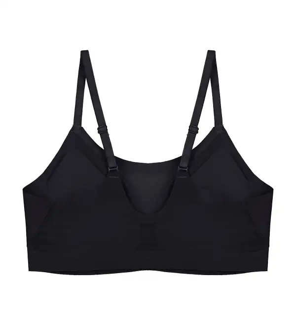 Women's Refined Non-Wired Mesh Seamless Bralette
