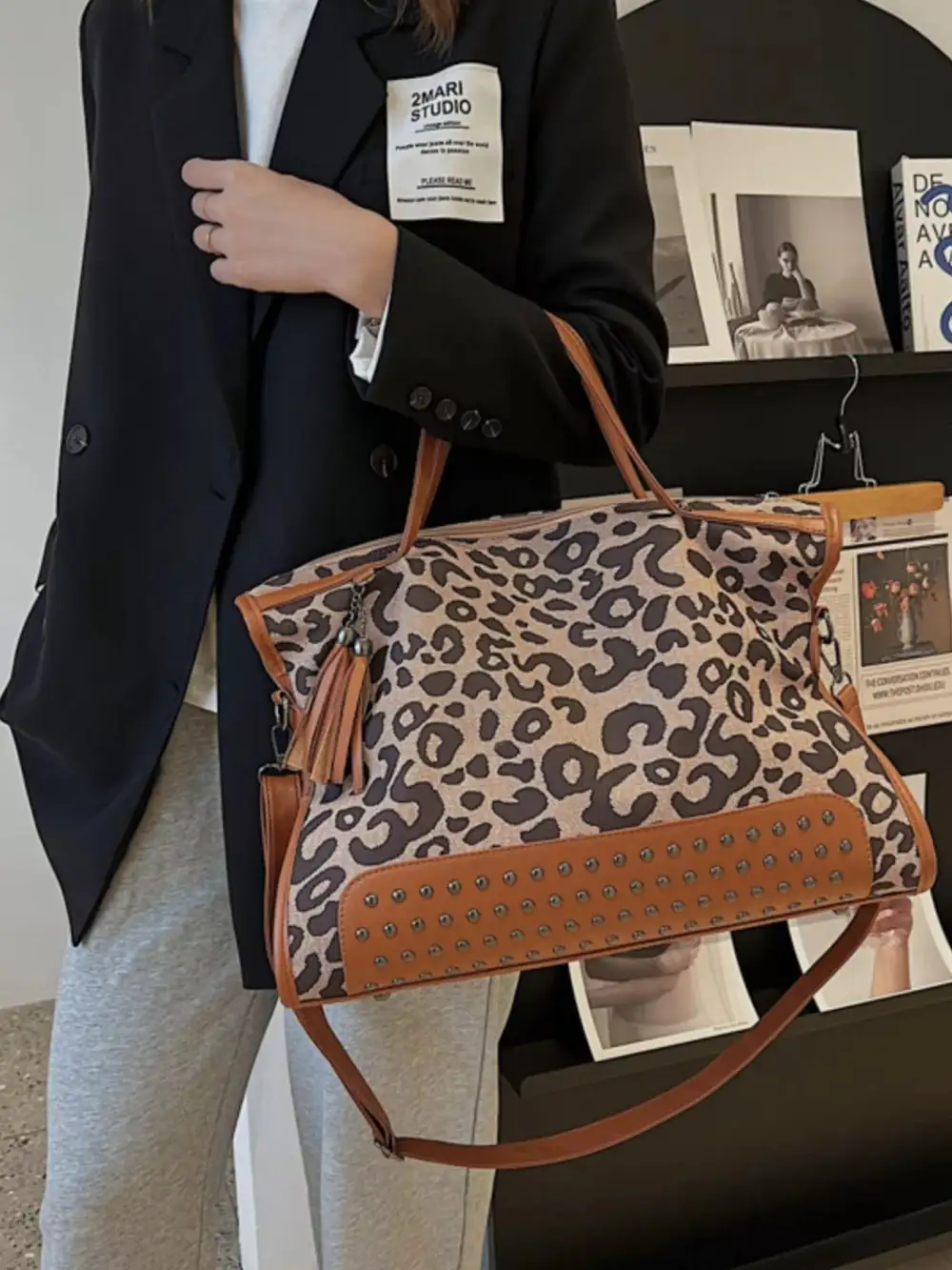 Leopard Print Everyday Tote Bag
