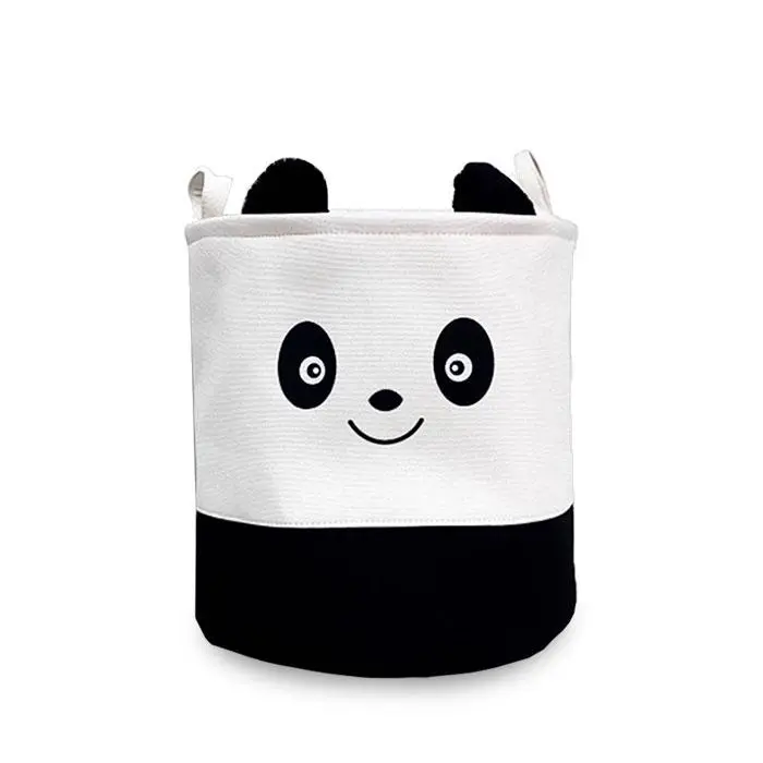Bamboo Polyester  Laundry Basket
