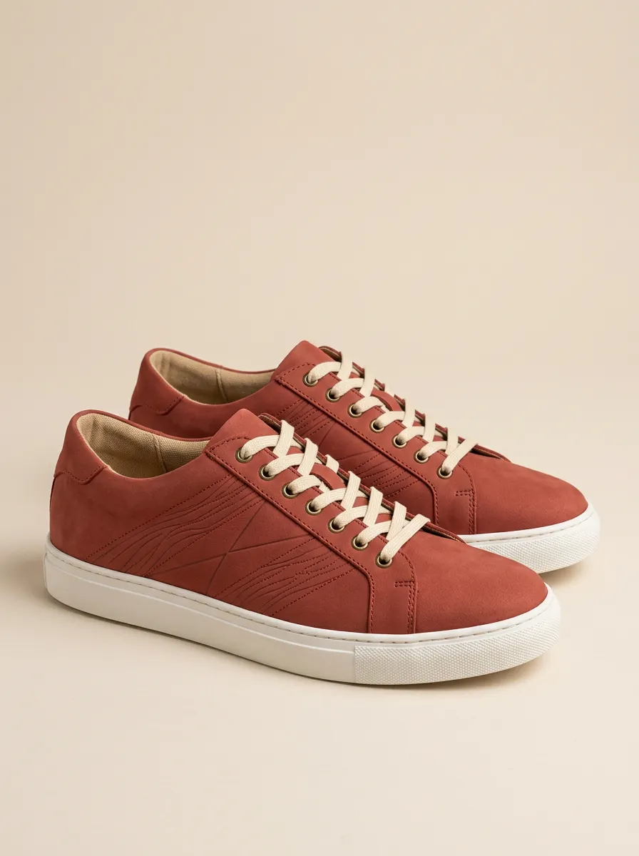 Unisex Minimalist Abstract Line Printed Casual Shoes