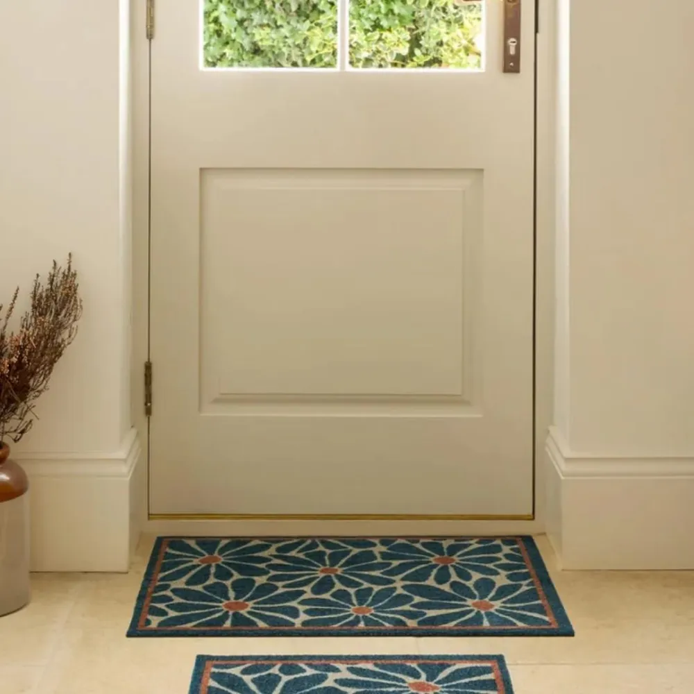 Boho Floral Door Mat
