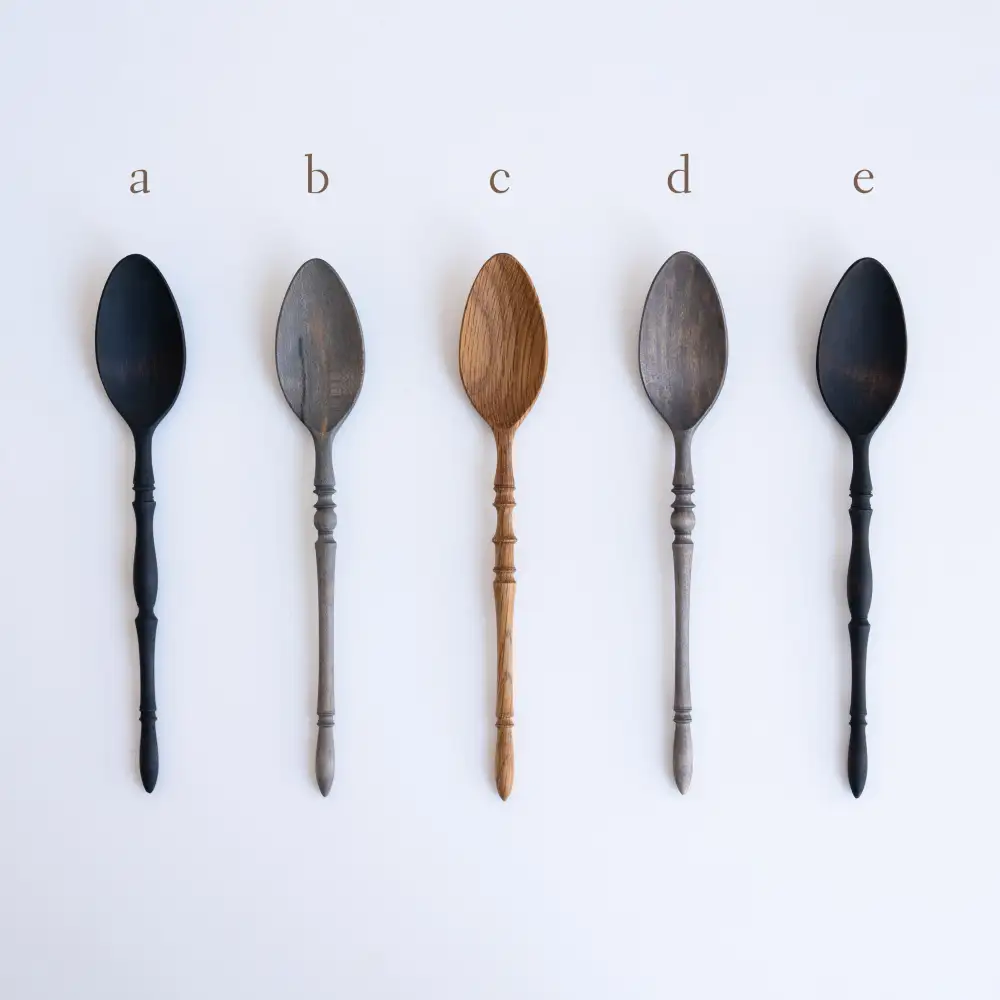 Mixed Wood Dessert Spoon