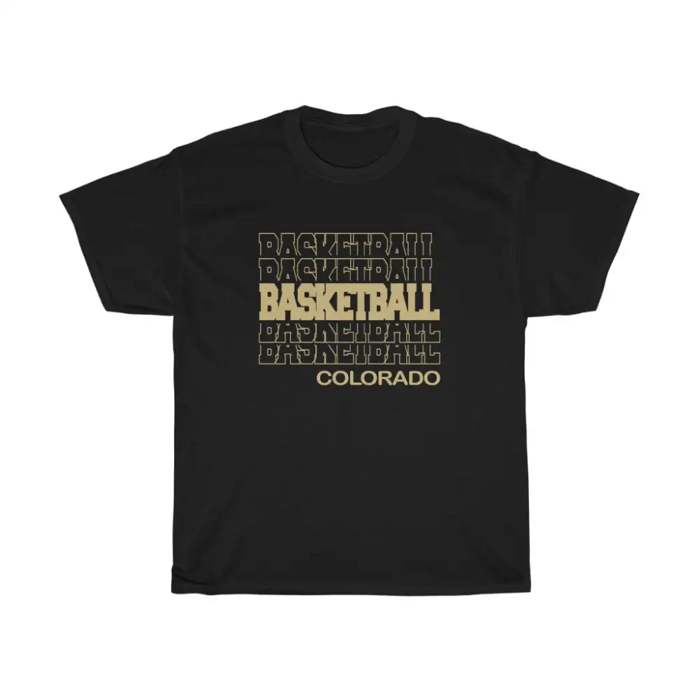 Basketball Colorado in Modern Stacked Lettering