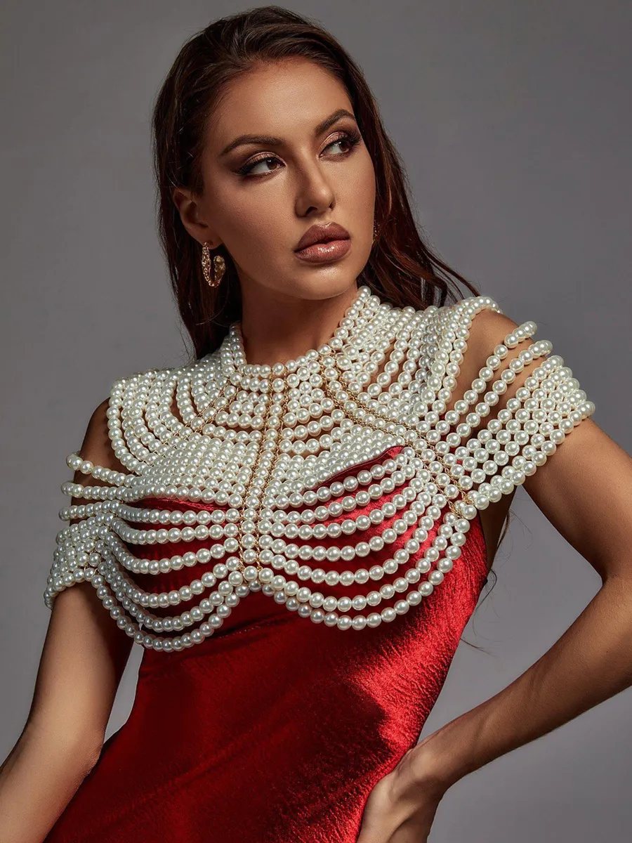 Katherine Pearl Shawl Top