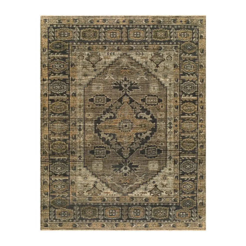 Fringed Wool Printed Carpet