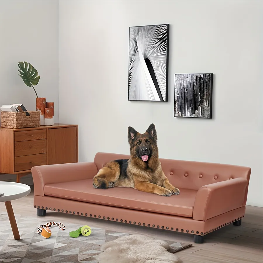 Practical Upholstered Pet Sofa for Professional and Home Use in Pet Care
