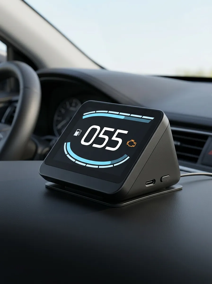 Compact Dashboard Digital-Speedometer HUD Car HUD Display
