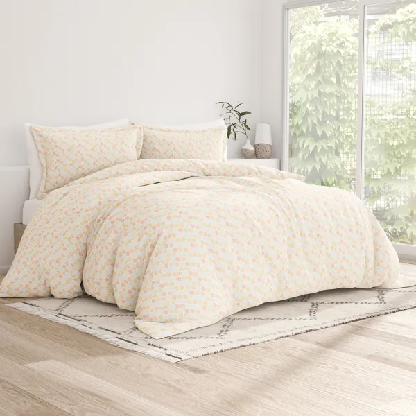 Leaf Pattern Duvet Cover Set