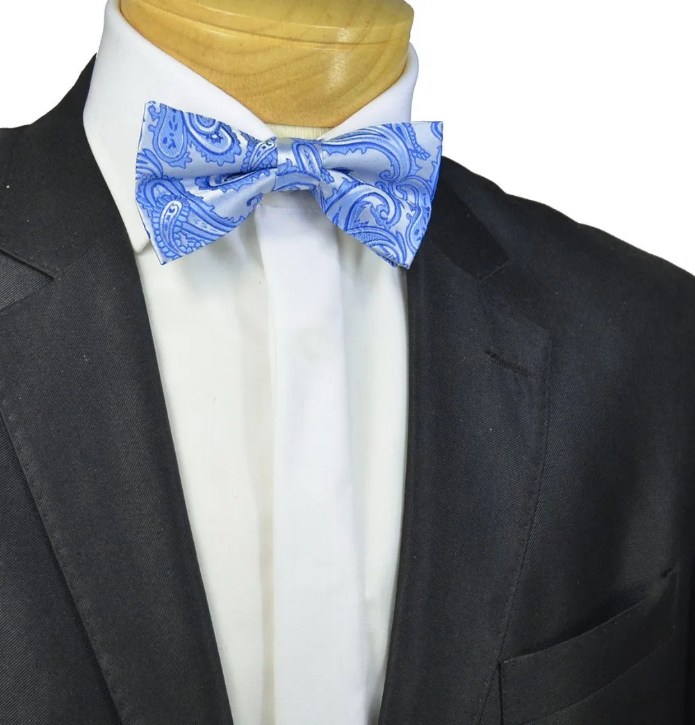 Timeless Paisley Polyester Bow Tie