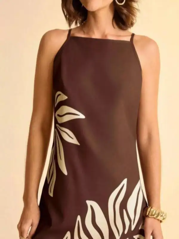 Tailored Sleeveless Mini Dress