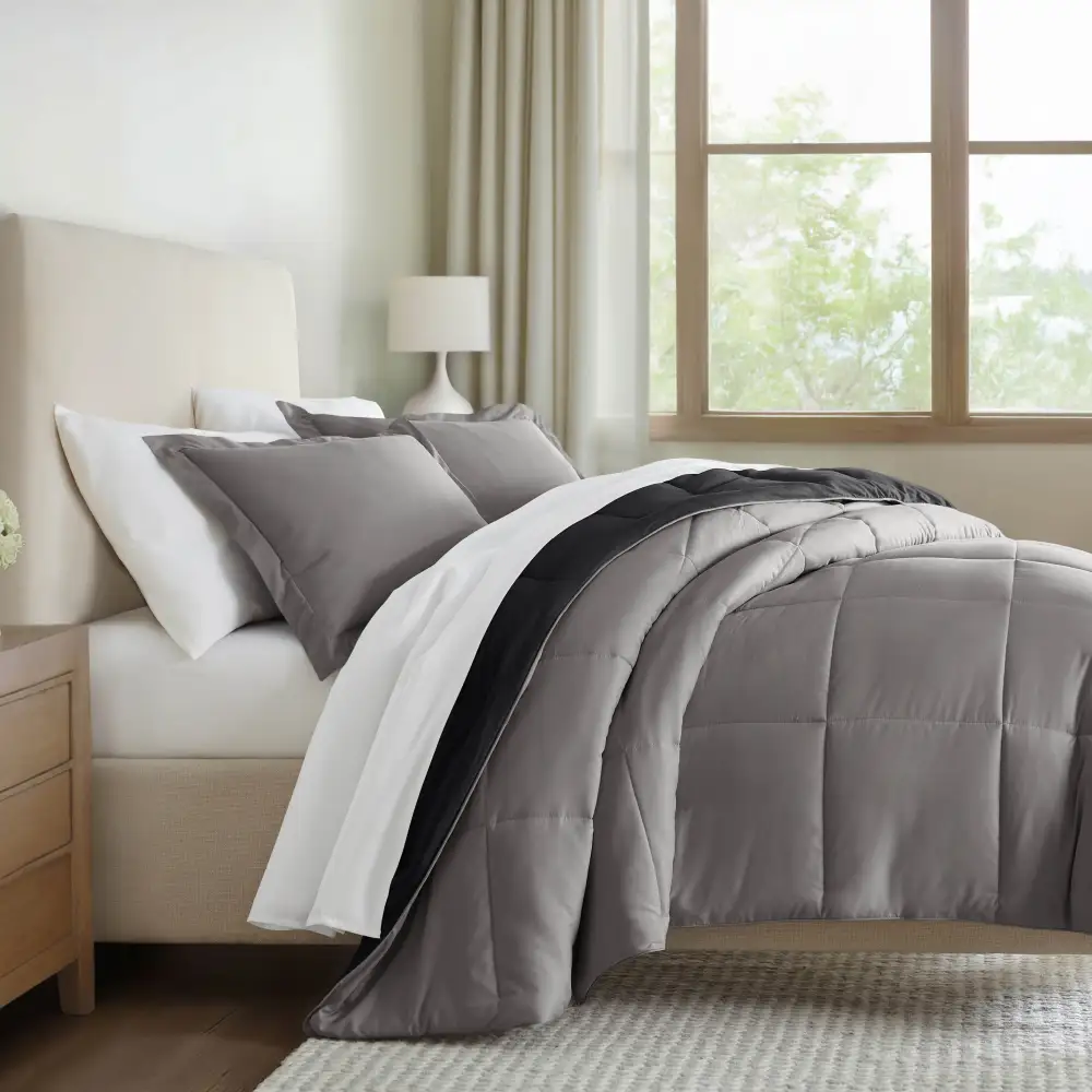 Reversible Down Alternative Comforter Set