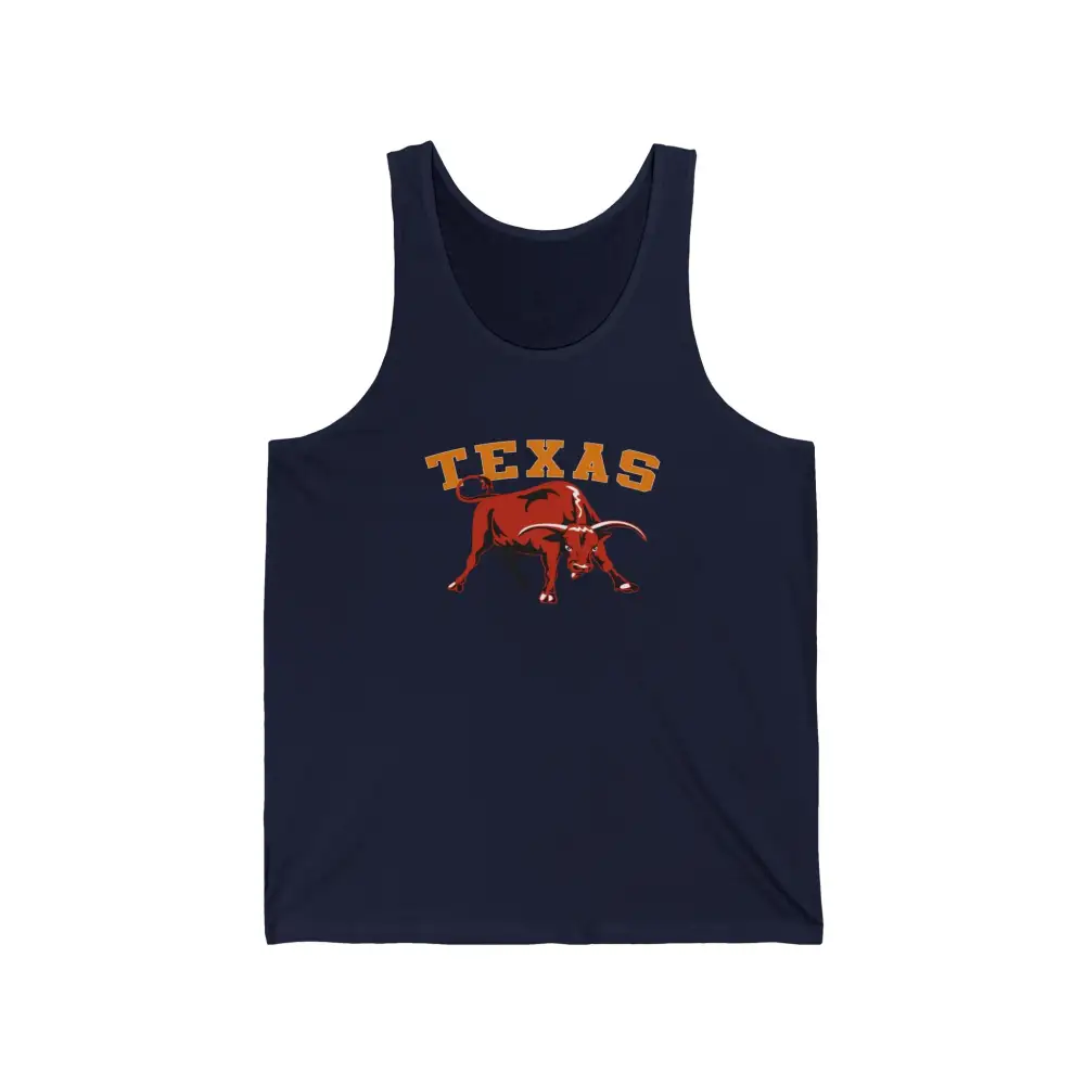 Longhorn Mascot Graphic Tank Top