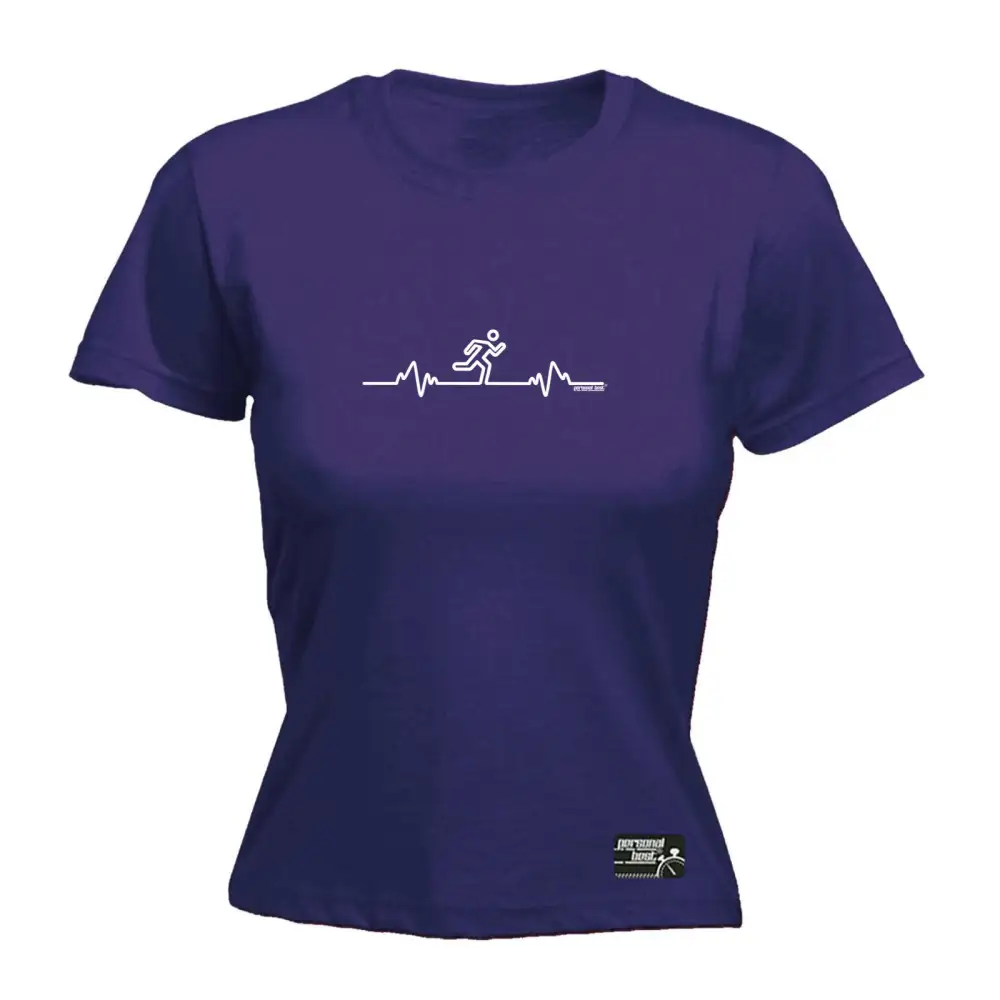 Running Pulse Graphic Fitted Tee