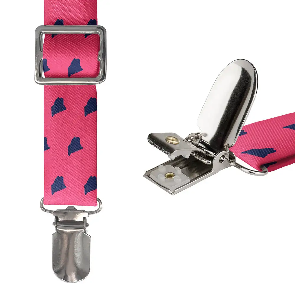 Crisp Outline Motif Suspenders