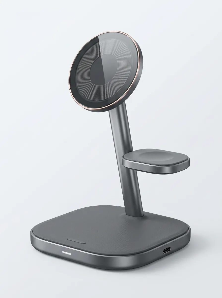 Tech Enthusiast Magnetic 3-in-1 Foldable Wireless Charging Station