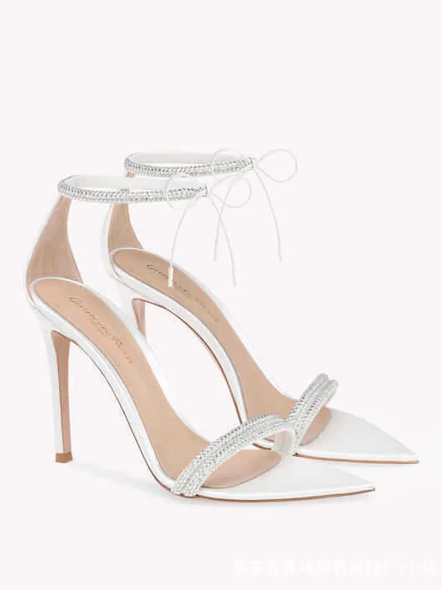 Noelia Pointed-Toe Strappy Sandals
