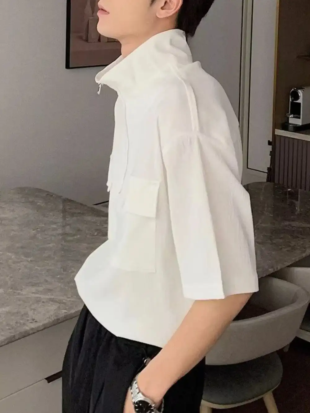 Casual Collared Polo Shirt