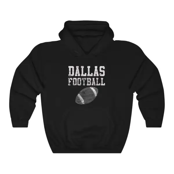 Everyday Vintage Football Graphic Pullover Hoodie