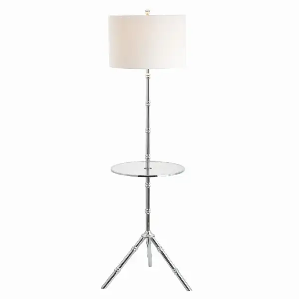 Metal LED End Table Floor Lamp