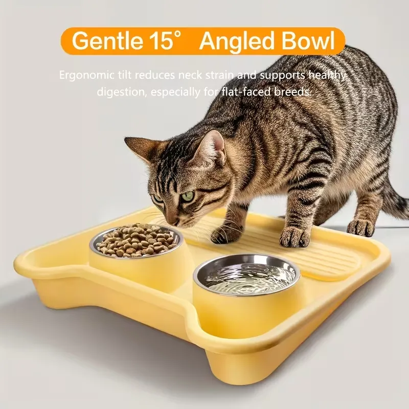 Mess-Free Pet Feeding Tray
