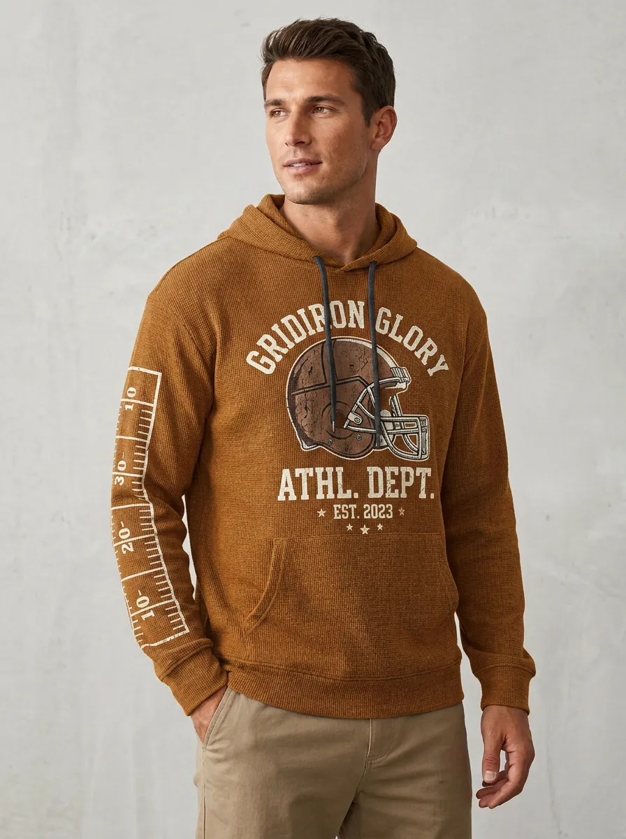 Men's Heritage Football Gridiron Glory Helmet Hoodie