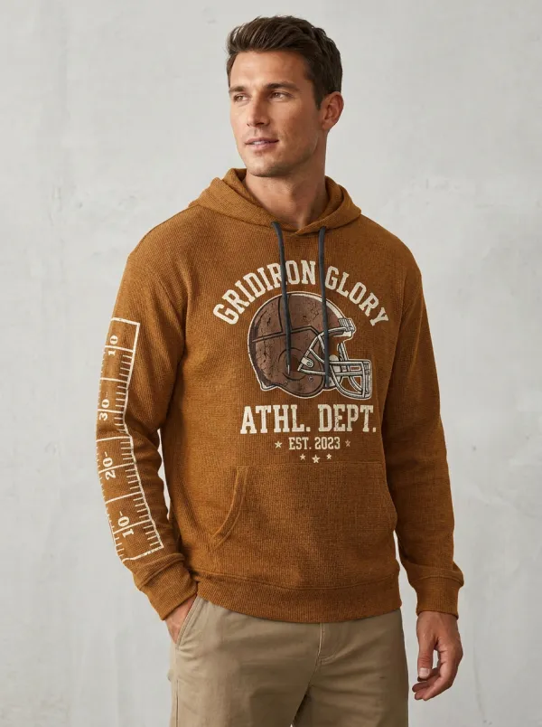 Men's Heritage Football Gridiron Glory Helmet Hoodie