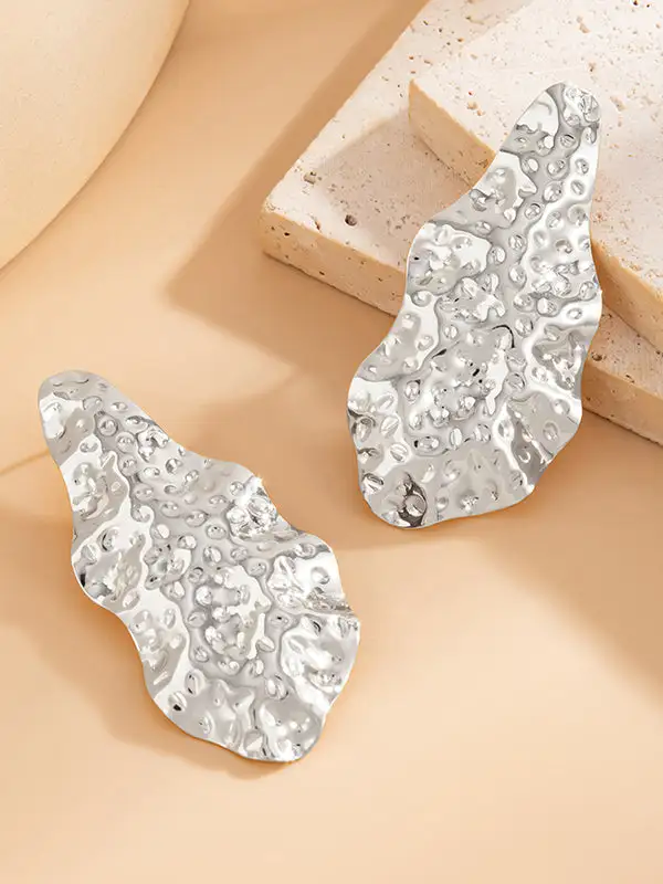 Contemporary Artisan-Inspired Accent Earrings