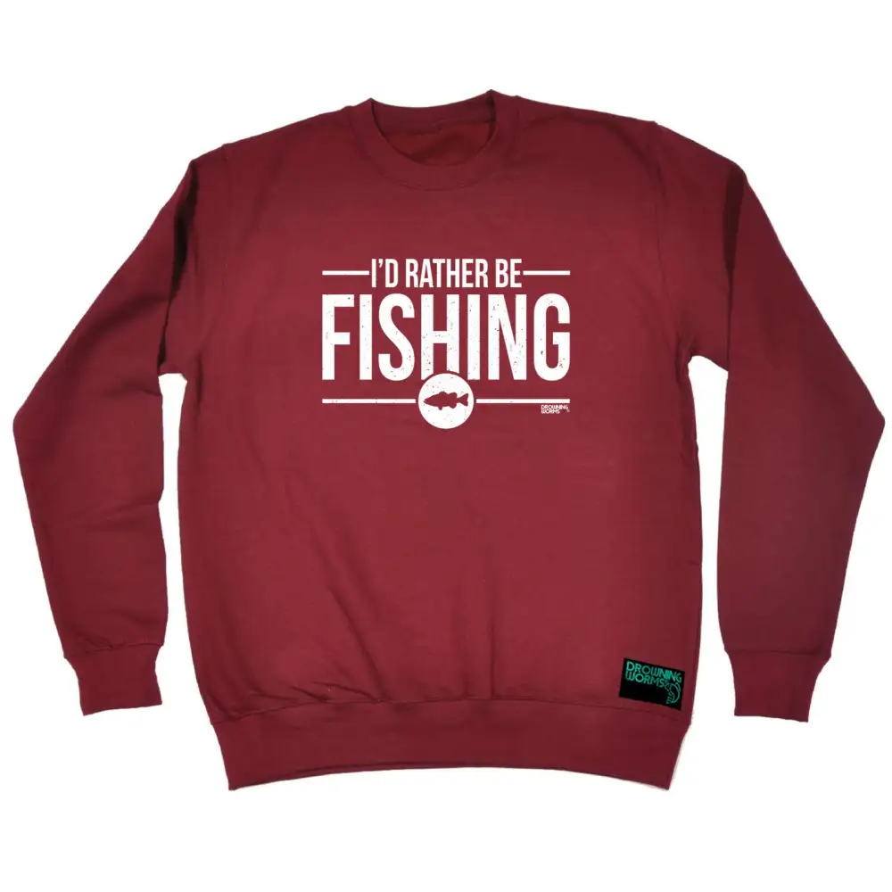 Rather Fishing Graphic Sweatshirt