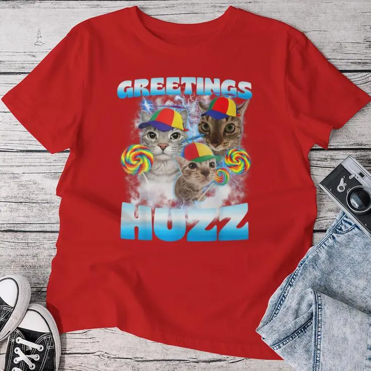 Cat Meme Greetings T-shirt
