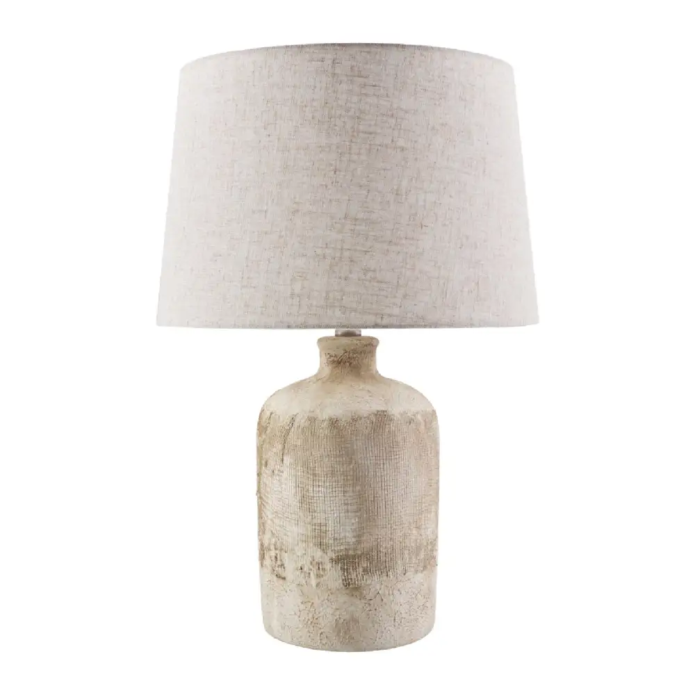 Linen Shade Modern Table Lamp