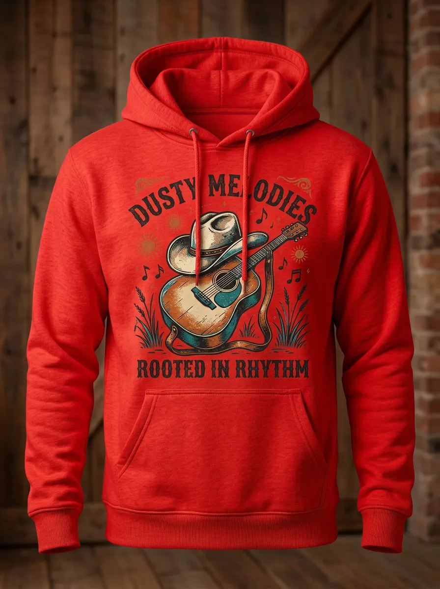 Cowboy Country Music Graphic Hoodie