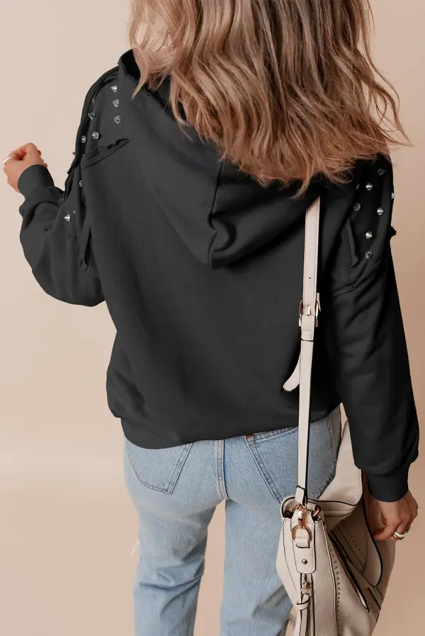 Kangaroo-Pocket Raglan-Sleeve Hoodie