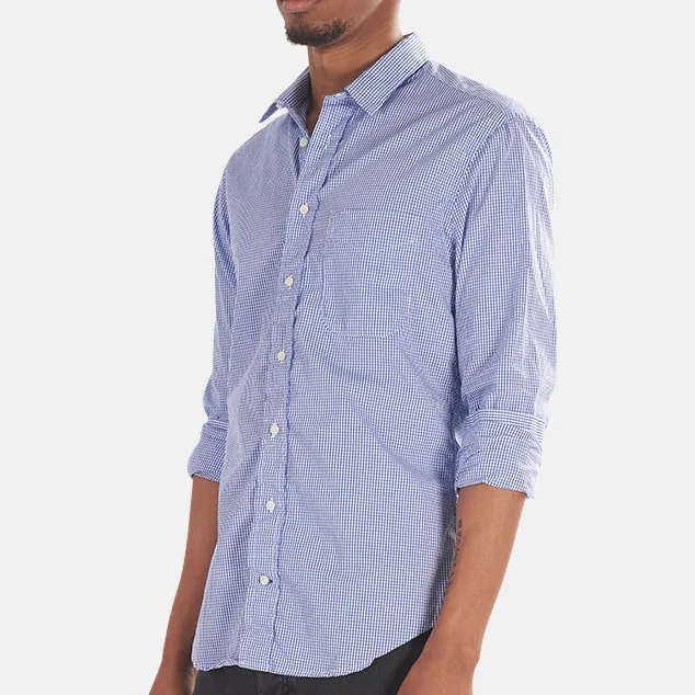 Classic Button Down Gingham Checked Shirt