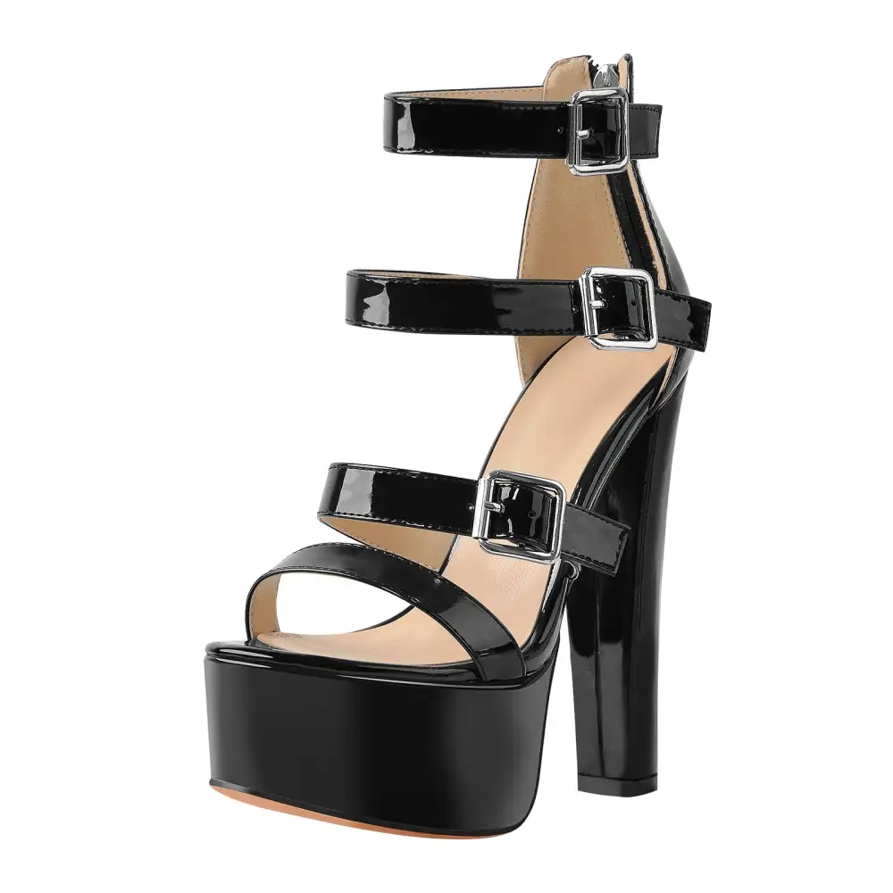 Platform Chunky High Heel Sandals