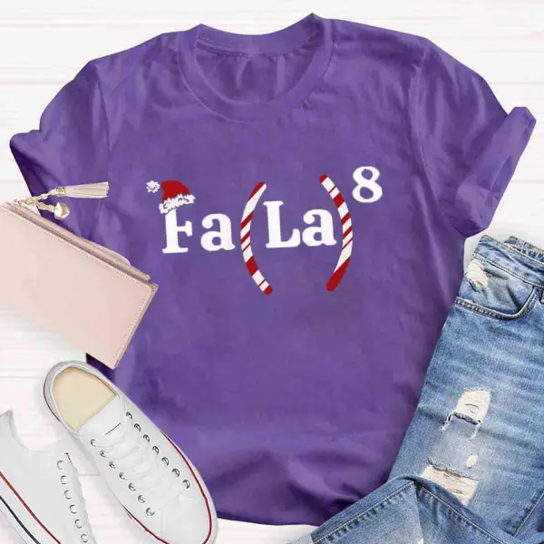 Fun Numbers Christmas Teacher T-Shirt