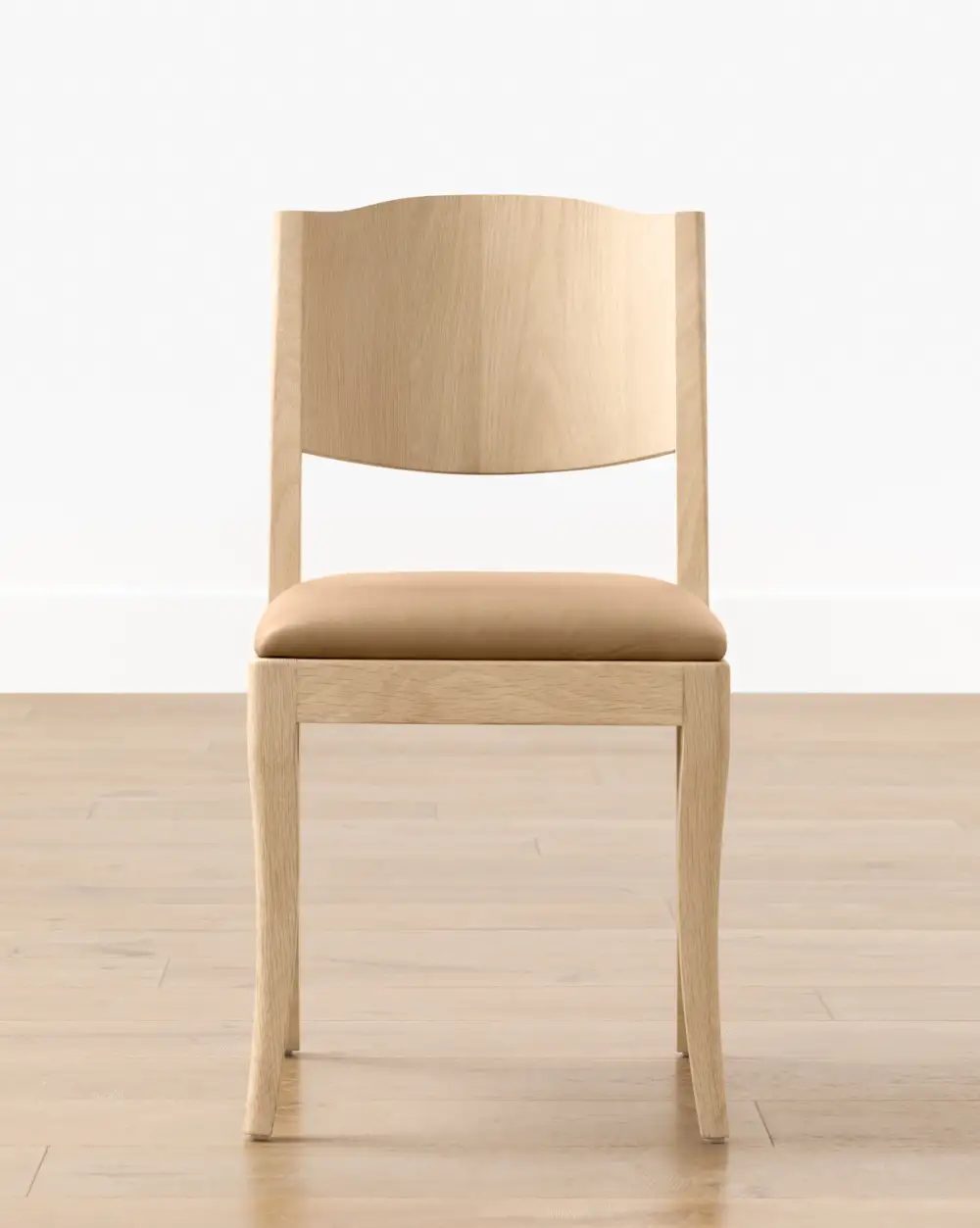 Curved Oak Dining Chair