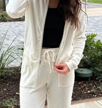Ribbed Collar Zip Jacket