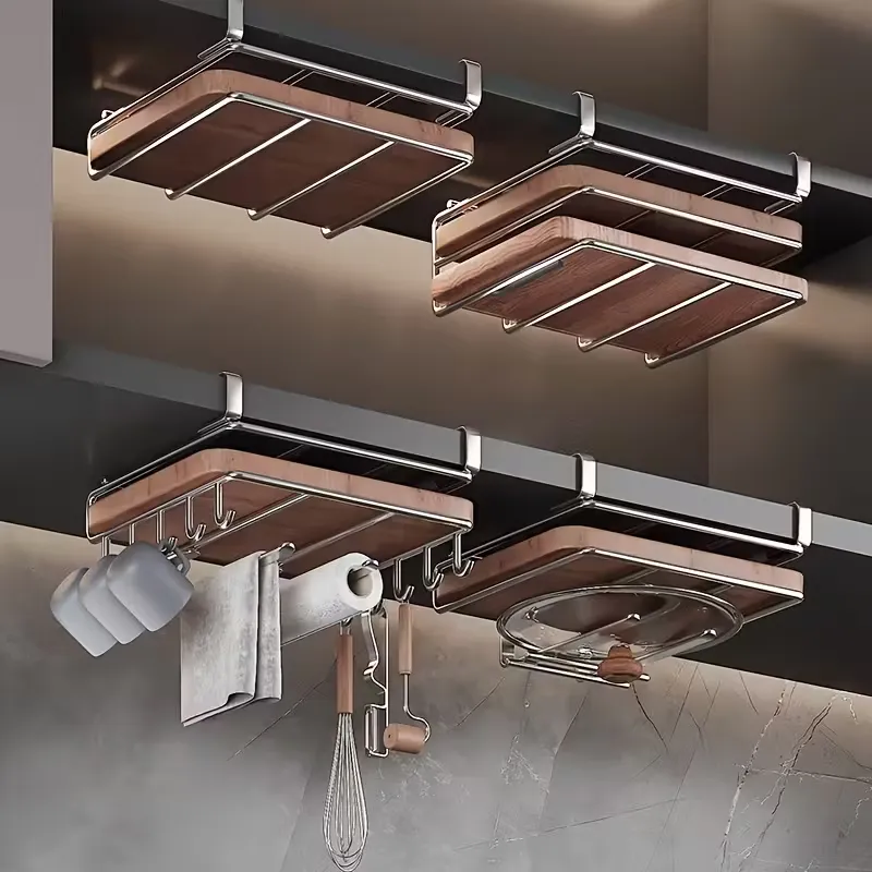 Under-Cabinet Kitchen Storage Rack