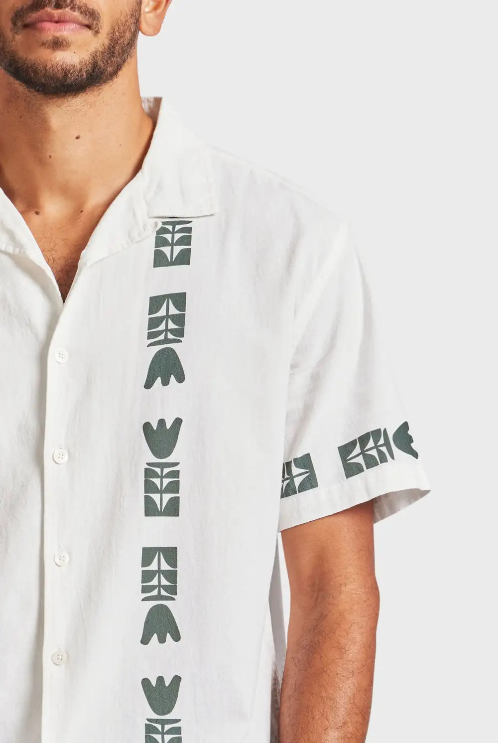 Casual Vacation Camp Collar Short Sleeve Shirt