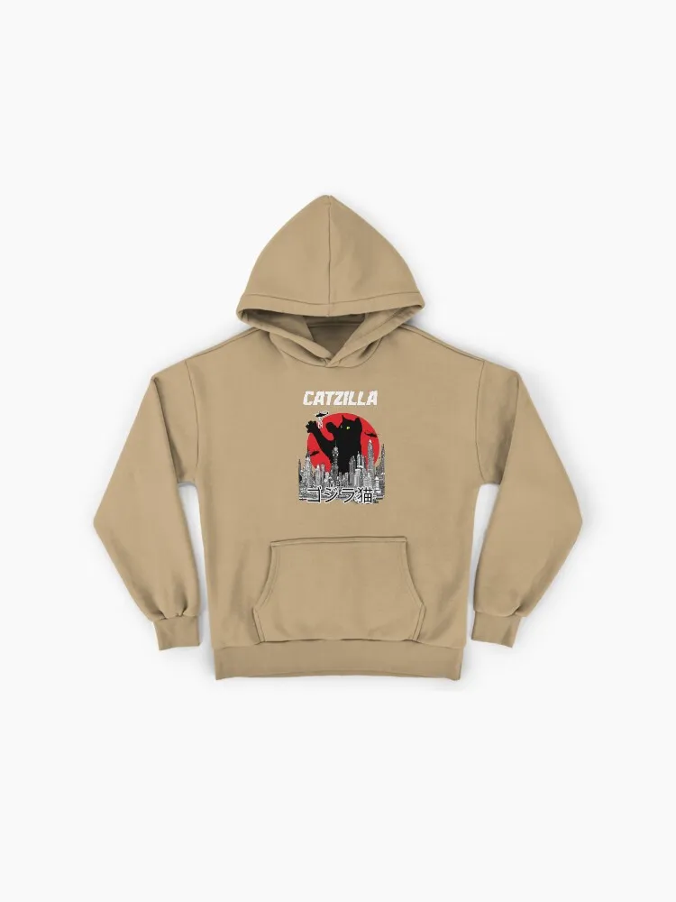 Catzilla Monster Illustration Hoodie