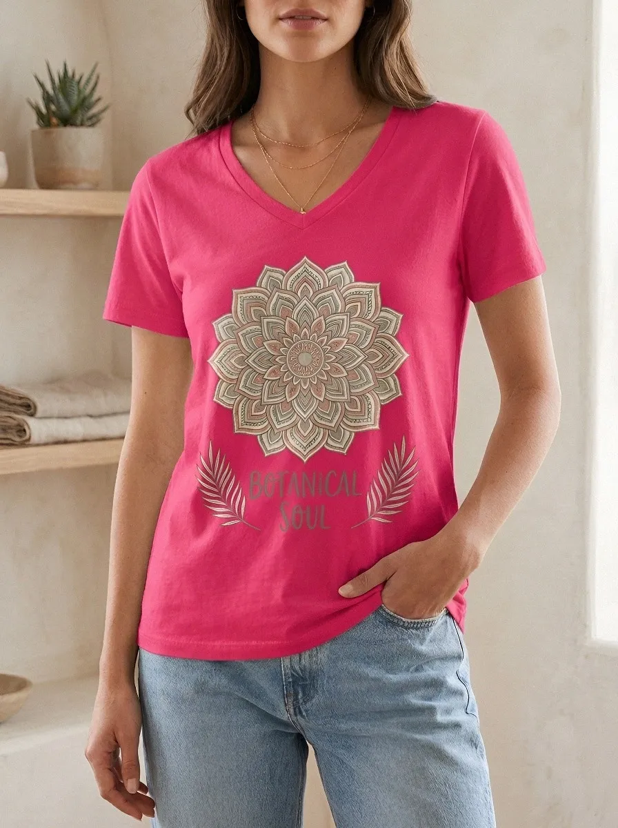 Botanical Soul Mandala T-Shirt