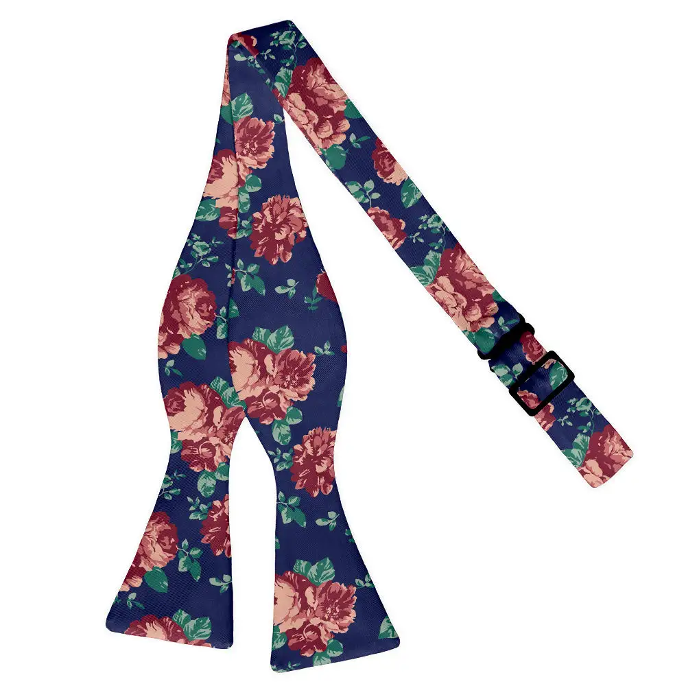 Sylvan Floral Motif Bow Tie